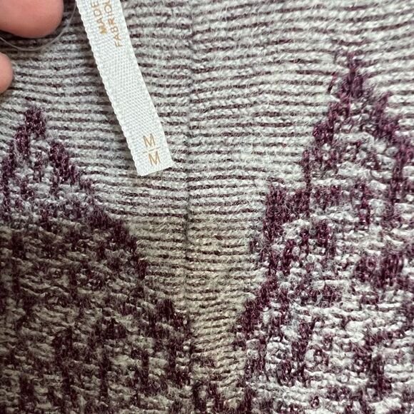 Free People Kilm Swing Fringe Knit Wool Blend Boho Top - Picture 3 of 7